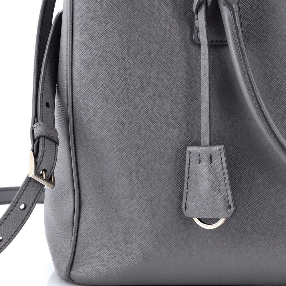 Prada Double Zip Lux Tote Saffiano #260560P10B - Picture 6 of 7